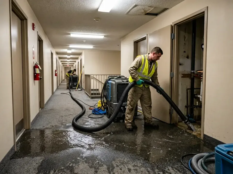 multi-unit-apartment-hallway-f-005 — frequently asked questions, Emergency Burst Pipe Water Extraction & Removal in Parkside…